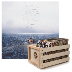 Crosley Record Storage Crate & Shawn Mendes Wonder - Vinyl Album Bundle UM-B003298601-B