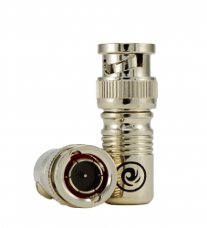 Planet Waves Nickel-Plated Bnc Connector - Male | Pack Of 10 Bcbncp10