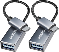 Benfei 262Gy-2P USB 3.0 Usb-c To Usb-a Adapter (2-pack) ELEBEN262GY2P