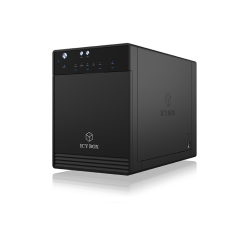 Icy Box Single Enclosure For 4x Hdd/SSD With USB 3.1 (Gen 2) Type-C Interface And Fan HDDICY3740C31