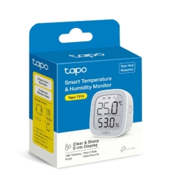 TP-Link Tapo Smart Temperature & Humidity Monitor, Real-Time & Accurate, E-ink Display, Free Data Storage & Visual Graphs, Tapo T315