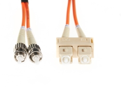 10m Sc-St OM1 Multimode Fibre Optic Cable | Orange FL.OM1SCST10M