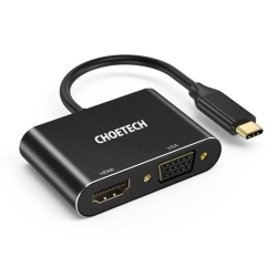Choetech Hub-M17 Usb-c To Hdmi VGA Adapter ELECHOHUBM17