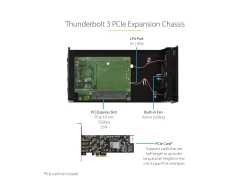 Startech T/Bolt 3 Pcie Expansion Chassis W/ Displayport - Pcie X16 2YR TB31PCIEX16