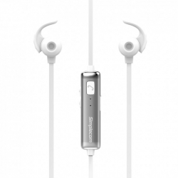 Simplecom Bh310 Metal In-ear Sports Bluetooth Stereo Headphones White Bh310-wh