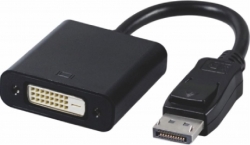 Astrotek Dp Displayport To Dvi Adapter Converter Male To Female Active Connector Cable 15cm - AT-DPDVI-MF-ACTIVE