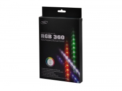 Deepcool Rgb Colour Led 360 Strip Lighting Kit (magnetic) 16.8 Million Colours Omni Radio Rgb