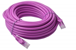 8Ware Cat6A Utp Ethernet Cable 10M Snagless Purple Pl6A-10Pur