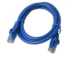 8Ware Cat6A Utp Ethernet Cable 1M Snagless  Blue Pl6A-1Blu