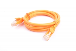 8ware Cat 6a Utp Ethernet Cable Snagless   - 1m (100cm) Orange Pl6a-1org