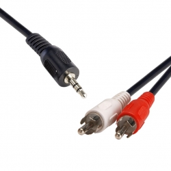 8ware 3.5 St Plug - 2 X Rca Plug 2m Qk-8057