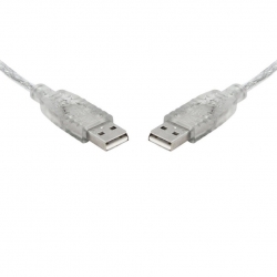 8ware Usb 2.0 Cable Type A To A M/ M Transparent 2m Uc-2002aa