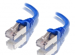 Astrotek Cat6A Shielded Cable 25Cm/ 0.25M Blue Color 10Gbe Rj45 Ethernet Network Lan - AT-RJ45BLUF6A-0.25M