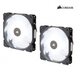 Corsair Air Flow 140Mm Fan Low Noise Edition / White Led 3 Pin - Hydraulic Bearing 1.43Mm H2O.