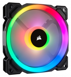 Corsair Light Loop Series Ll120 Rgb 120mm Dual Light Loop Rgb Led Pwm Fan Single Pack Co-9050071-ww