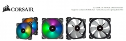 Corsair Ml140 Pro Rgb 2 Fan Pack With Lighting Node Pro 140mm Premium Magnetic Levitation Rgb