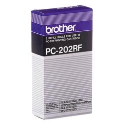 Brother Pc202rfrefill Rollsx2 For Fax 1020/ 1030 Pc-202rf