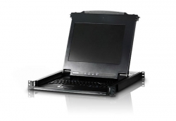 Aten 17" Lcd Kvm Slide Console Rackmountable Keyboard Cl-1000ma