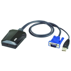 Aten Laptop Usb Kvm Console Crash Cart Adapter It Kit Cv211Cp-At