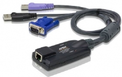 Aten Vga Usb Virtual Media Kvm Adapter With Smart Card Support For Kn Km Series Ka7177-Ax