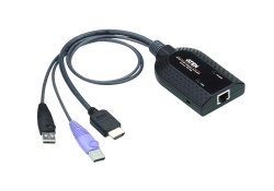 Aten Hdmi Usb Virtual Media Kvm Adapter With Digital Audio On Hdmi Signal For Km And Kn Series Ka7188-Ax