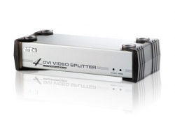 Aten 4 Port Dvi Video Splitter W/ Audio - 1920X1200@60Hz Vs164-At-U