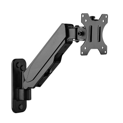Brateck Single Screen Wall Mounted Gas Spring Monitor Arm Lda30-111