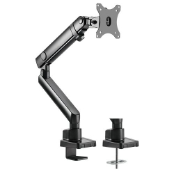 Brateck Single Monitor Aluminium Slim Mechanical Spring Monitor Arm For Most 17"-32" Ldt20-C012