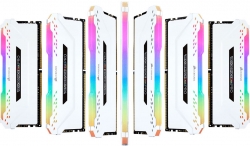 Corsair Vengeance Rgb Pro 16gb (2x8gb) Ddr4 3000mhz C15 Desktop Gaming Memory White Cmw16gx4m2c3000c15w