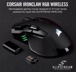 Corsair IRONCLAW RGB WIRELESS Gaming Mouse Ch-9317011-Ap