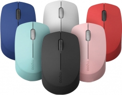 Rapoo M100 2.4ghz & Bluetooth 3/ 4 Quiet Click Wireless Mouse Black - 1300dpi 3 Devices M100 Black