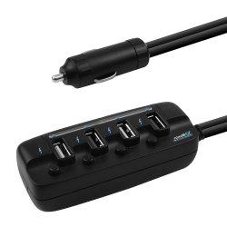 Mbeat 4 Ports Usb Rapid Car Charger Mb-usbc480