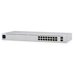 Ubiquiti Unifi 16-Port Managed Poe+ Gigabit Switch With Sfp 60W - Touch Display - Fanless - Gen2 Usw-16-Poe