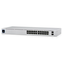 Ubiquiti Unifi 24 Port Managed - 24 Port Poe+ 24 Port Gigabit Ethernet - With Sfp 120W - Touch Display - Fanless - Gen2 Usw-24-Poe