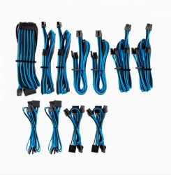 Corsair For Corsair Psu - Blue/ Black Premium Individually Sleeved Dc Cable Pro Kit Type 4 (