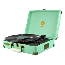 Mbeat Woodstock Retro Turntable Player Tiffany Blue Mb-tr89tbl