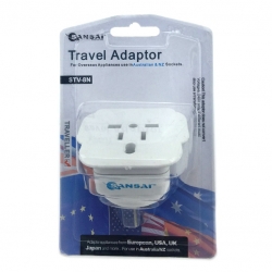 Sansai Travel Adapter For 240V Equipment From Britain/ Usa/ Europe/ Japan/ China/ Hongkong/ Singapore/
