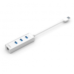 Mbeat Hamilton  3-port Usb 3.0 Hub With Gigabit Lan Mb-hub33e