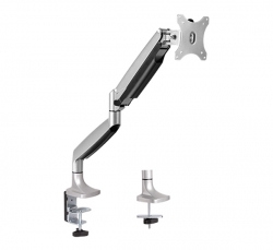 Brateck Aluminium Interactive Counterbalance Single Monitor Arm For 13"-32" Lcds, -90 +90 Tilt, Bt-ldt10-c012