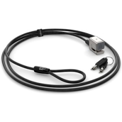 Kensington Cable Lock For Notebook - 1.80 M Cable - Black, Silver - Carbon Steel, Plastic - For Surface Pro 8, Surface Go 3 K68134WW
