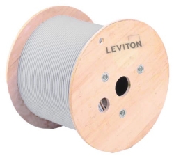Leviton - Cat 6A 23 Awg U/Ftp 4 Pair Lshf/Lszh Cable White 500m- EuroClass Eca LE-AC6U/FTP-HF1-ECA-500WH