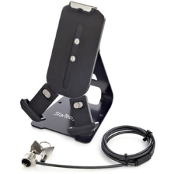 StarTech.com Secure Tablet Stand With K-Slot Cable Lock, Locking Universal Holder For 7.9"-13" Tablets, Adjustable, Security Tablet Mount - 1 Display(s) Supported - 33 Cm (13") Screen Support - 680.4 G Load Capacity - Steel, Plastic - 1 Each Sectbltdt