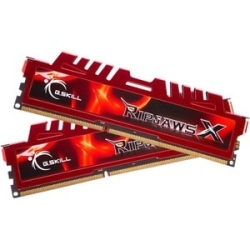 G.Skill RipjawsX F3-12800Cl9D-8Gbxl RAM Module - 8 Gb (2 X 4GB) - DDR3-1600/Pc3-12800 DDR3 Sdram - 1600 MHz - CL9 - 1.50 V - Non-ECC - Unbuffered - 240-pin - Dimm - Lifetime Warranty F3-12800CL9D-8GBXL
