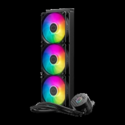 Cm Liquid Cooler, Dual Chamber Pump, 360MM Rad, Argb FANS(3), 400MM Tube, 5YR MLW-D36M-A18PA-R1