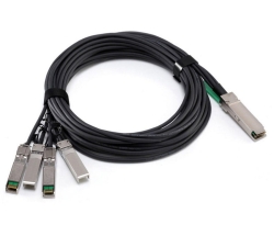 Plusoptic Compatible Dac, Qsfp+ To 4SFP+, 40G, 1M, Twinax Cable | Plusoptic Dacqsfp-4-1M-Plu