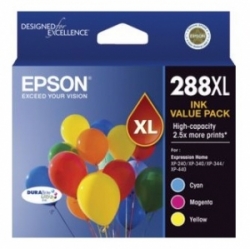 Epson 288xl 3 Colour Ink Pack Durabrite - Xp-240 Xp-340 Xp-440 C13t306592