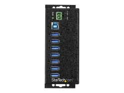 Startech.Com 7 Port USB 3.0 Hub, Industrial, Metal, Esd & Surge Protection, Mount, Dc, 2YR HB30A7AME