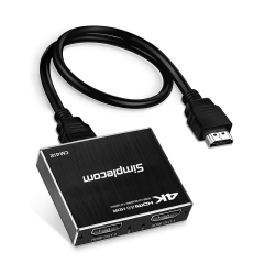 Simplecom CM412 Hdmi 2.0 1x2 Splitter 1 In 2 Out 4K@60Hz HDR10 2 Port Hdmi Duplicator CM412