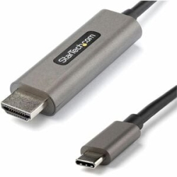 StarTech.com 16ft (5m) USB C To HDMI Cable 4K 60Hz With HDR10, Ultra Hd USB Type-C To HDMI 2.0b Video Adapter Cable, DP 1.4 Alt Mode HBR3 - Cable For Audio/Video Device, Monitor, Digital Signage Display, Tv, Projector, MacBook Pro, IPad Pro - First End: