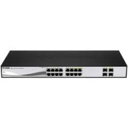 D-Link Dgs-1210 Dgs-1210-20 20 Ports Manageable Ethernet Switch - Gigabit Ethernet - 10/100/1000Base-T, 1000Base-X - 2 Layer Supported - 4 Sfp Slots - Twisted Pair, Optical Fiber - Desktop, Rack-mountable DGS-1210-20